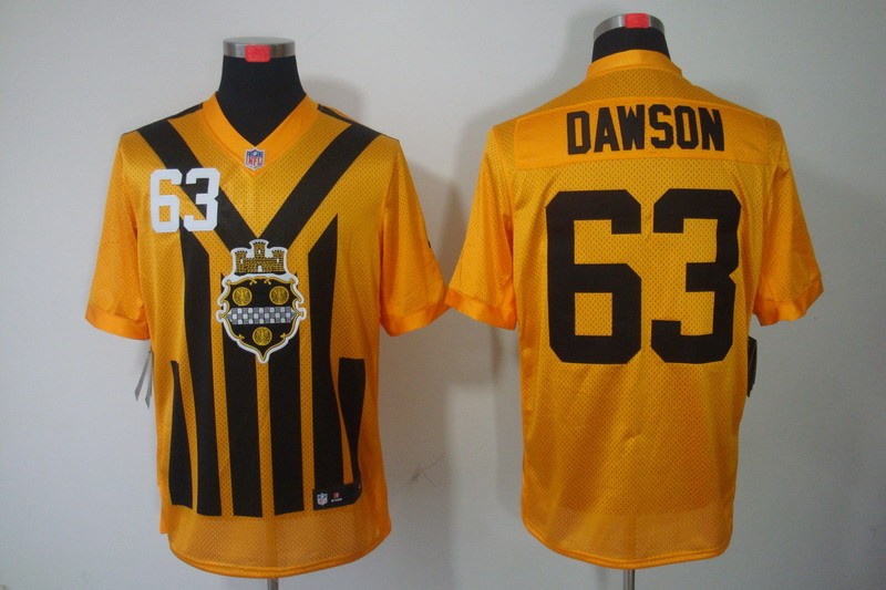 Men 2025 Pittsburgh Steelers 63 Dawson yellow Nike Limited NFL Jersey